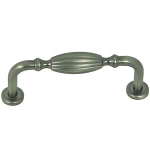 French Country 3 in. Center-to-Center Weathered Nickel Cabinet Pull