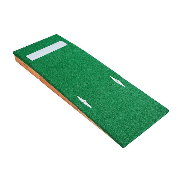 Portable Pitching Mound, 85 in. Baseball/Softball Pitcher Trainer for Indoor/Outdoor Practice, Antifade Turf and Base