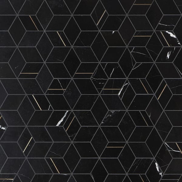 Ivy Hill Tile Utopia Nero 13.58 in. x 11.73 in. Polished Ivy Hill Tile Utopia Nero 13.58 in. x 11.73 in. Polished