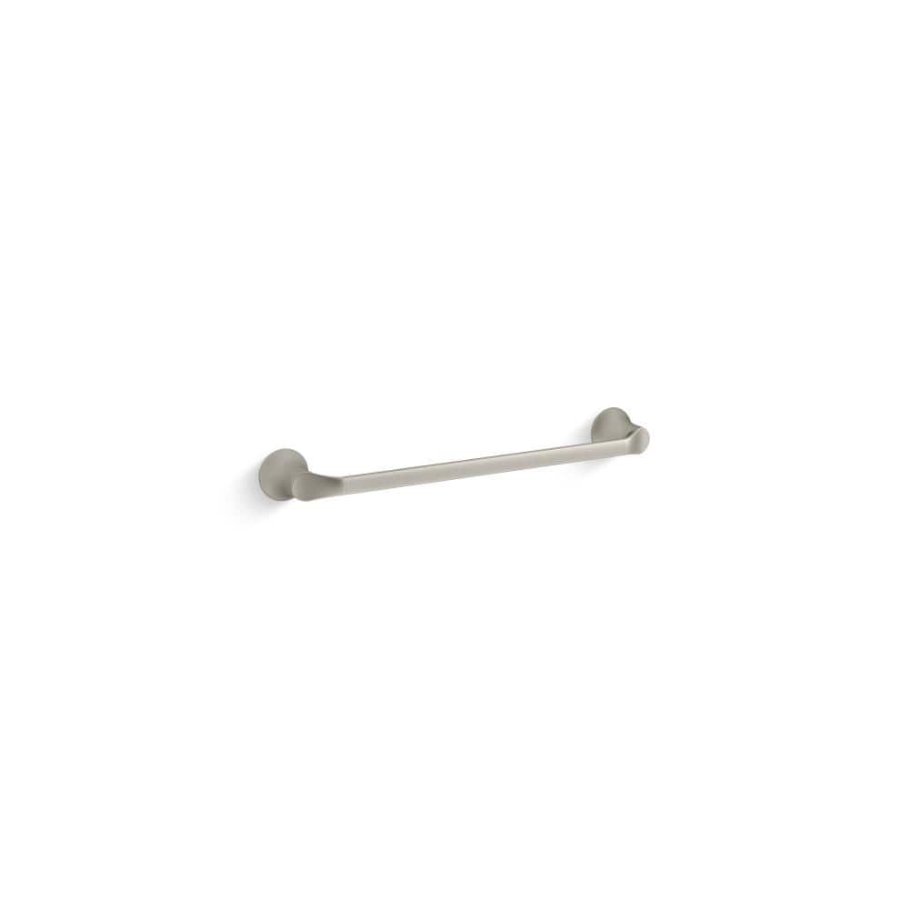 KOHLER Simplice 18 in. Towel Bar in Vibrant Brushed Nickel 27393BN