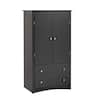 Black Ottawa Caspian SUPREME Range Home Source A408High Gloss 2 Door Wardrobes Black Ottawa Caspian SUPREME Range Home Source A408High Gloss 2 Door Wardrobes