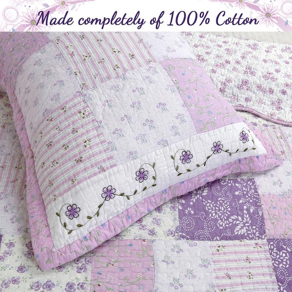 Buy Story@home Purple & White Floral AC Room 300 GSM Double Bed Blanket -  Blankets Quilts And Dohars for Unisex 24151020