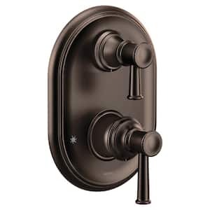 Belfield 2-Handle Shower Trim Kit and Integrated Transfer Valve in Oil Rubbed Bronze (Valve Not Included)
