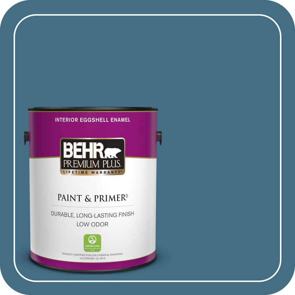1 gal. #PMD-24 Lake Stream Eggshell Enamel Low Odor Interior Paint & Primer price history on PriceWatchPro