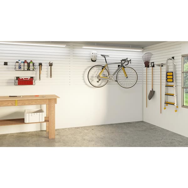3.75 in x 13 in x 24 in l Slat Wall Black Shelf