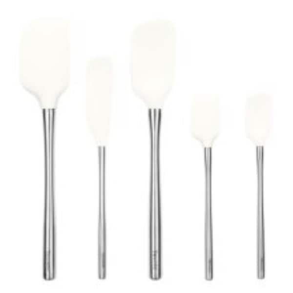 Tovolo Flex-Core Spatula Stainless Steel Handled Set (Set of 5)