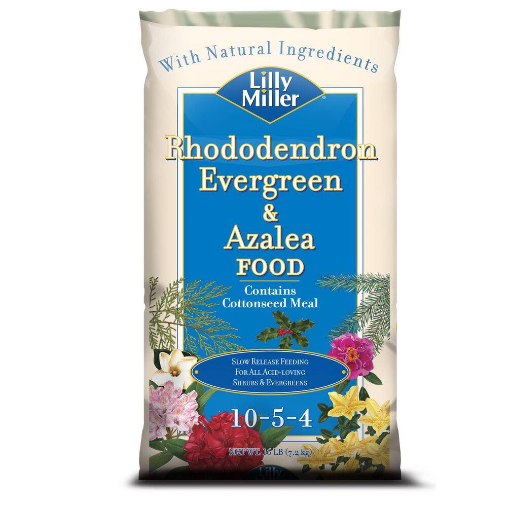 Lilly Miller 16 lbs. Evergreen, Azalea and Rhododendron Fertilizer 10-5-4  100504893 - The Home Depot