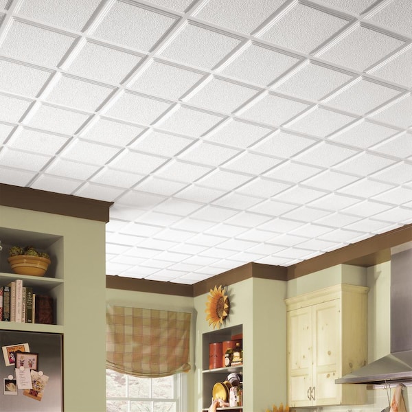 Armstrong Ceilings Cascade 2 Ft X, Armstrong Acoustical Ceiling Tiles Home Depot