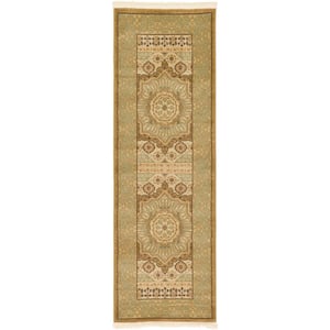 Palace Quincy Ivory 2' 0 x 6' 0 Runner Rug