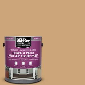1 gal. #BIC-30 Corkboard color Textured Low-Lustre Enamel Interior/Exterior Porch and Patio Anti-Slip Floor Paint