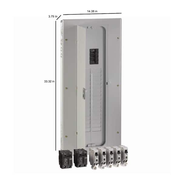 200 Amp 32-Space 40-Circuit Main Breaker Indoor Load Center Combination Arc Fault Kit with CAFCI Breakers Included 200 Amp 32-Space 40-Circuit Main Breaker Indoor Load Center Combination Arc Fault Kit with CAFCI Breakers Included