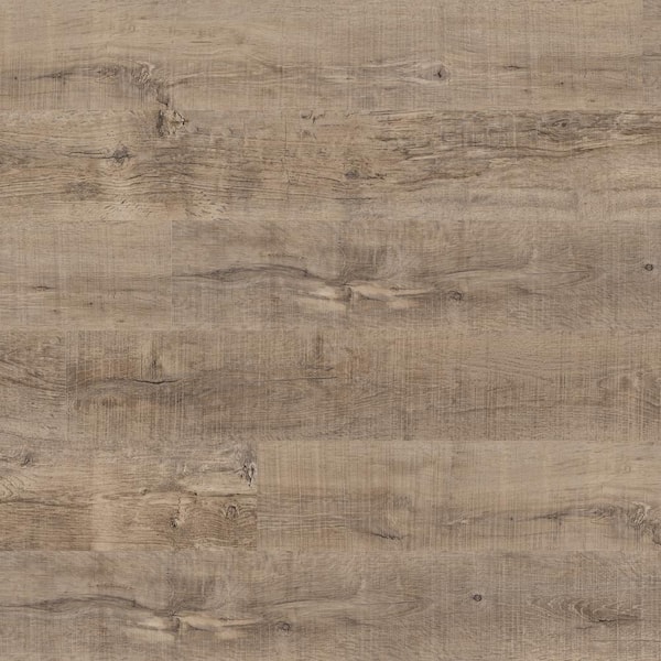 A&A Surfaces Rancho Oak Brown 6 MIL x 7 in. W x 42 in. L Click Lock Waterproof Luxury Vinyl Plank Flooring (873.3 sqft/pallet)
