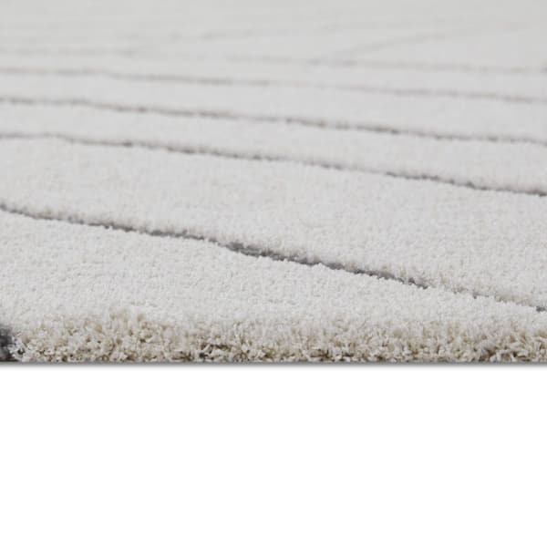 Kipling Cream 7 ft. 10 in. x 10 ft. Abstract Area Rug