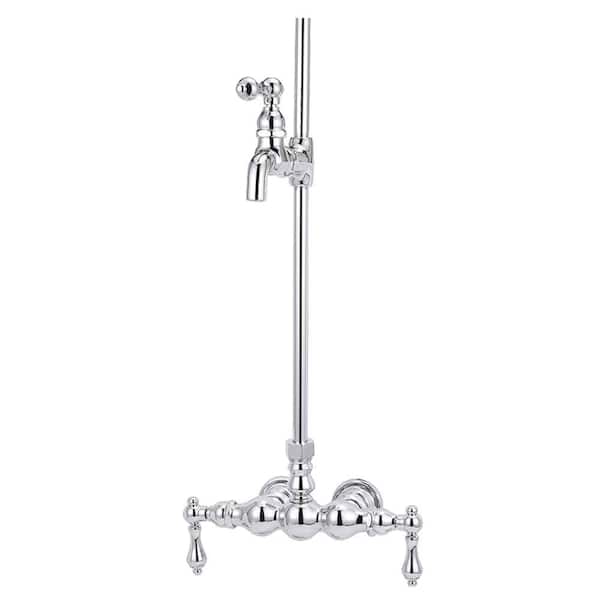 Elizabethan Classics TW17 2-Handle Claw Foot Tub Faucet without Handshower in Oil Rubbed Bronze