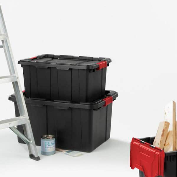 Sterilite 27-gallon Large Stackable Rugged Storage Tote Container