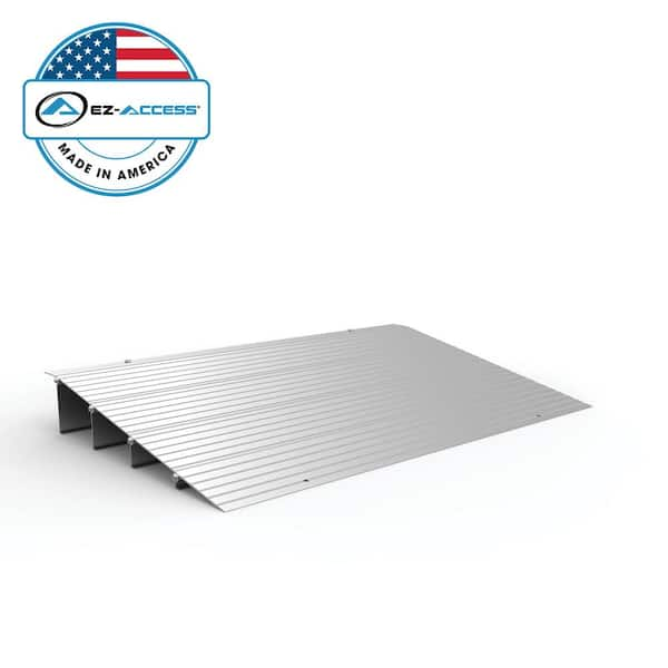 EZ-ACCESS TRANSITIONS Aluminum Threshold Ramp 22.25 in. L x 34 in. W x 4 in. H