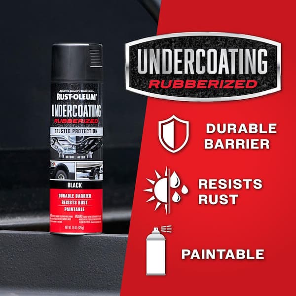 15 oz. Matte Black Rubberized Undercoating Spray