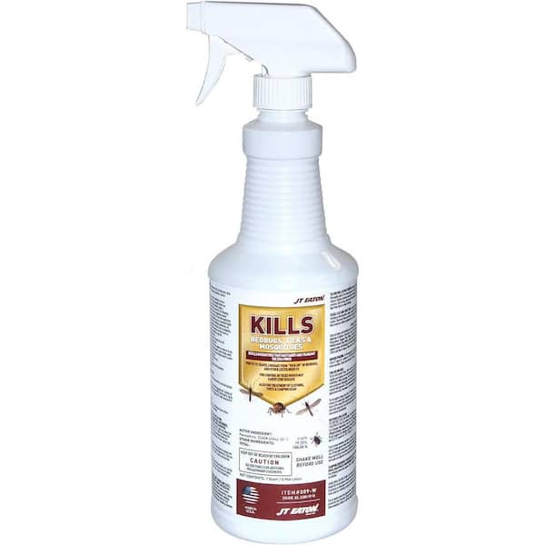 JT Eaton 1 Qt. Water Base Spray Kills Bedbugs Ticks and Mosquitoes