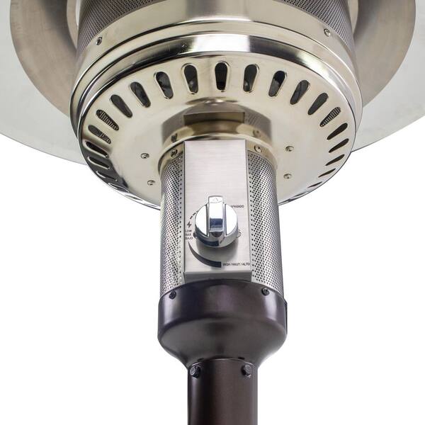 HotShot 60,000 BTU High Efficiency Round Bronze Patio Heater 52356 - The  Home Depot