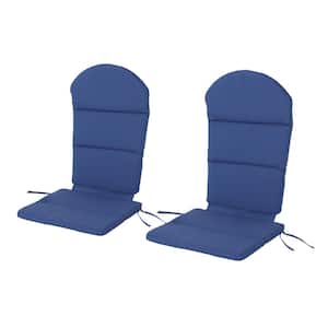 Malibu Navy Blue Outdoor Adirondack Chair Cushion (2-Pack)