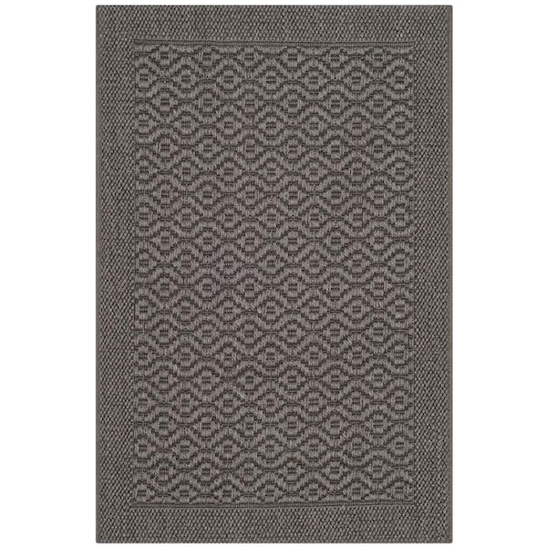 SAFAVIEH Palm Beach Ash 2 ft. x 3 ft. Speckled Border Area Rug