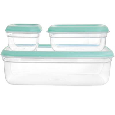 FRESH N SEAL 35.2OZ RECTANGLE TEMPERED CONTAINER WITH LID