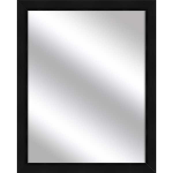 PTM Images Medium Rectangle Black Art Deco Mirror (31.5 in. H x 25.5 in. W)