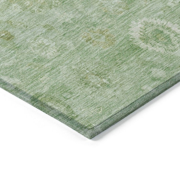 Chantille Machine Washable Indoor/Outdoor Abstract ACN1770 Aloe 5 ft. x 7 ft. 6 in. Area Rug