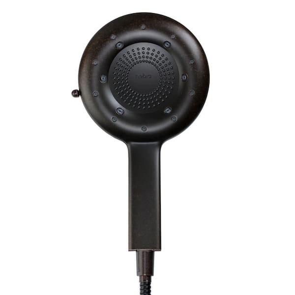 Brondell Nebia Corre 4-Spray Patterns with 1.5 GPM 6.5 in. Wall Mount Fixed and Handheld Shower Head in Oil Rubbed Bronze