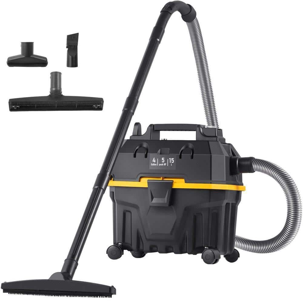 HONGGE 4-Gallon Canister Vacuums, 5 Peak HP, 3-in-1 Vacuum with Blower Function and Portable Attachments, ETL Listed