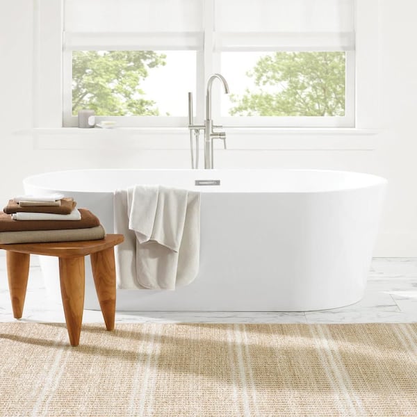 Arbor Machine Washable Natural 2.6 ft. x 8 ft. Indoor Area Rug