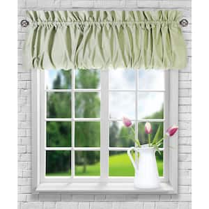 Stacey 15 in. L Polyester/Cotton Balloon Valance in Sage