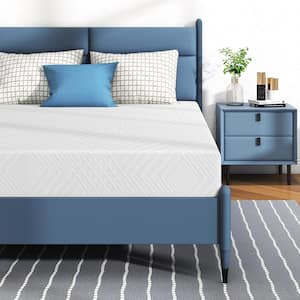 Green Tea Memory Foam Mattress 8 in. Full Size Medium Firm Feel with Graphene Fabric Cover Breathable Bed Mattress