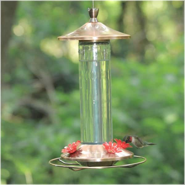 hummingbird feeder metal