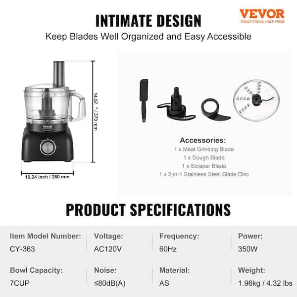 Kenwood food processor with blender - 1.2 liter capacity - 800 watts