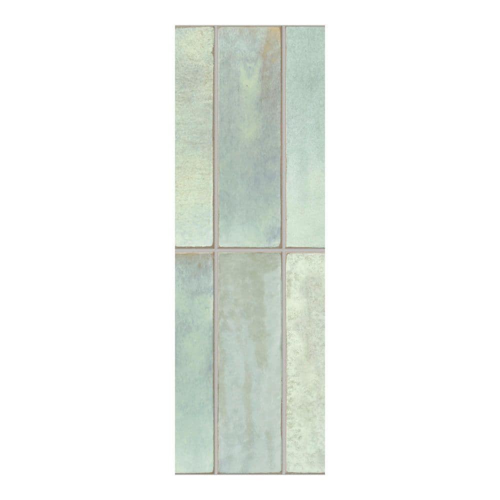 Spanish Artis Sage 4 in. x 12 in. Glazed Porcelain Wall Tile Sample price history on PriceWatchPro