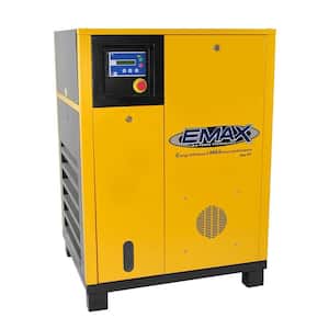 Premium Series 10 HP 208-Volt 3-Phase Dual Stage Electric Rotary Screw Air Compressor