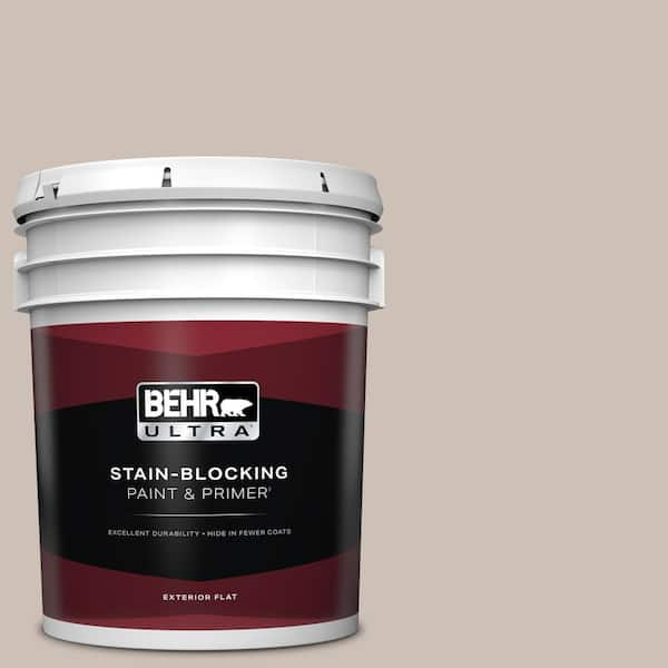 BEHR ULTRA 5 gal. #770A-3 French Castle Flat Exterior Paint & Primer