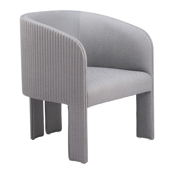 ZUO Hull Gray Accent Chair