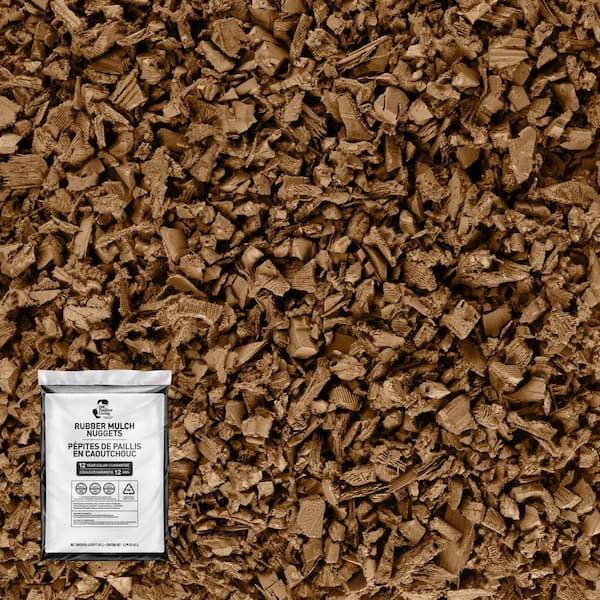 37.5 cu. ft. Cypress Recycled Rubber Mulch (25 Bags)