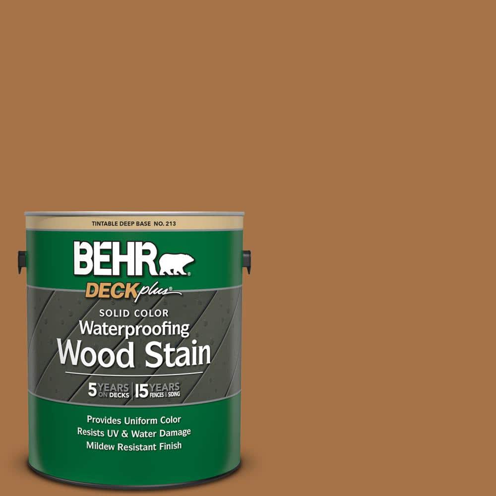 1 gal. #SC-134 Curry Solid Color Waterproofing Exterior Wood Stain