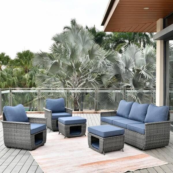 Black outdoor patio outlet cushions