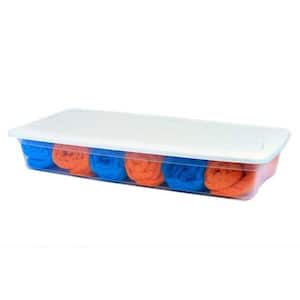 41 Qt. Under the Bed Latching Tote Storage Box Container (24-Pack)