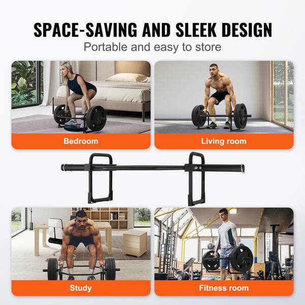 VEVOR Trap Bar, 500 lbs. Hex Barbell Trap Bar, 55.7 in