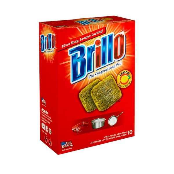 Mr Muscle & Brillo Soap Pads 10 Pack - Tesco Groceries