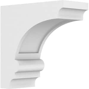 3 in. x 8 in. x 8 in. Standard Diane Architectural Grade PVC Corbel