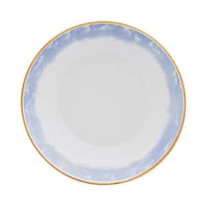 Coup 28 oz. Blue and Yellow Porcelain Soup Bowls (Set of 12)