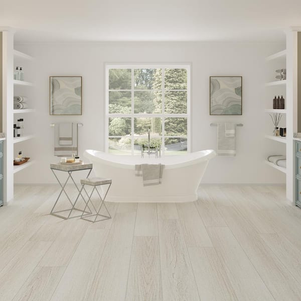 French Oak Cocoa 20 MIL 7.2 in. x 60 in. Click Lock Waterproof Luxury Vinyl Plank Flooring (23.9 sq. ft./case)