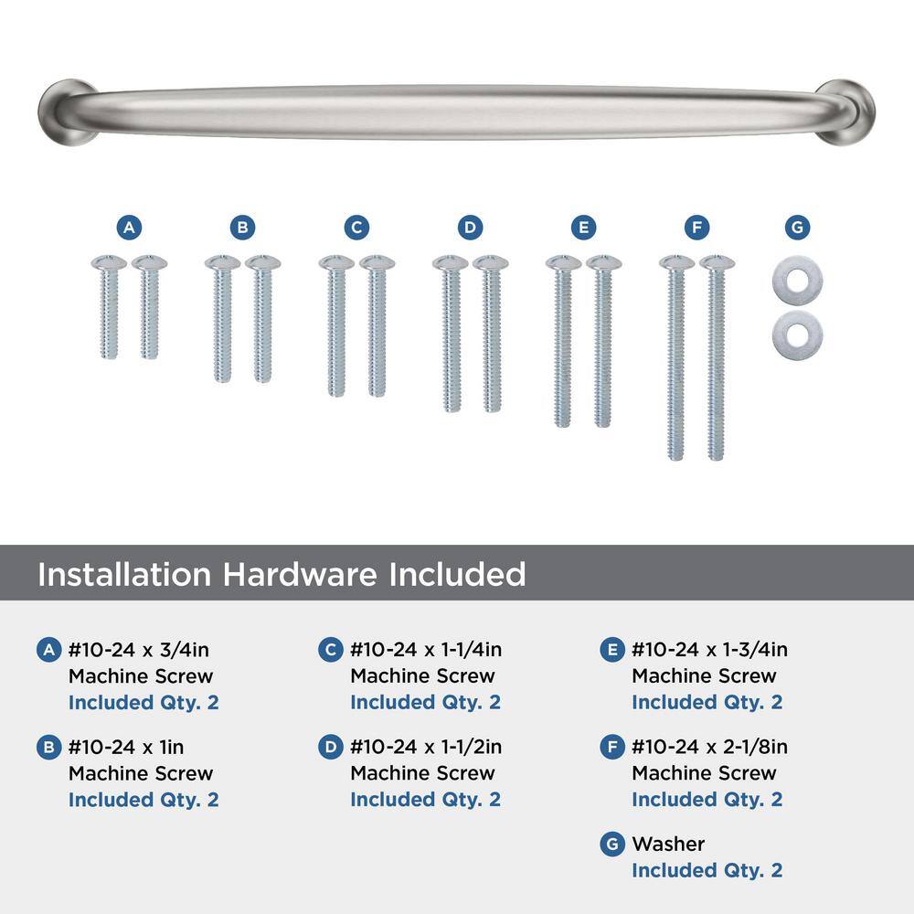 Satin Nickel 13-inch Brushed Appliance Pull with Mounting Hardware