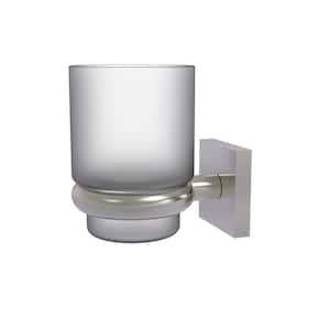 Montero Collection Wall Mounted Tumbler Holder in Satin Nickel
